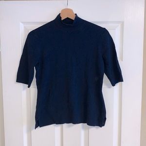 Ann Taylor Factory short sleeve turtleneck, M